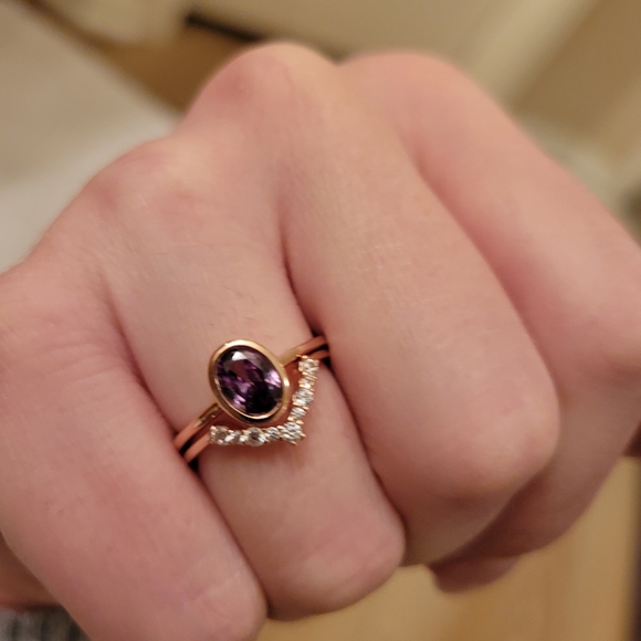 Two Rings Rose Gold - Picture 5 of 6